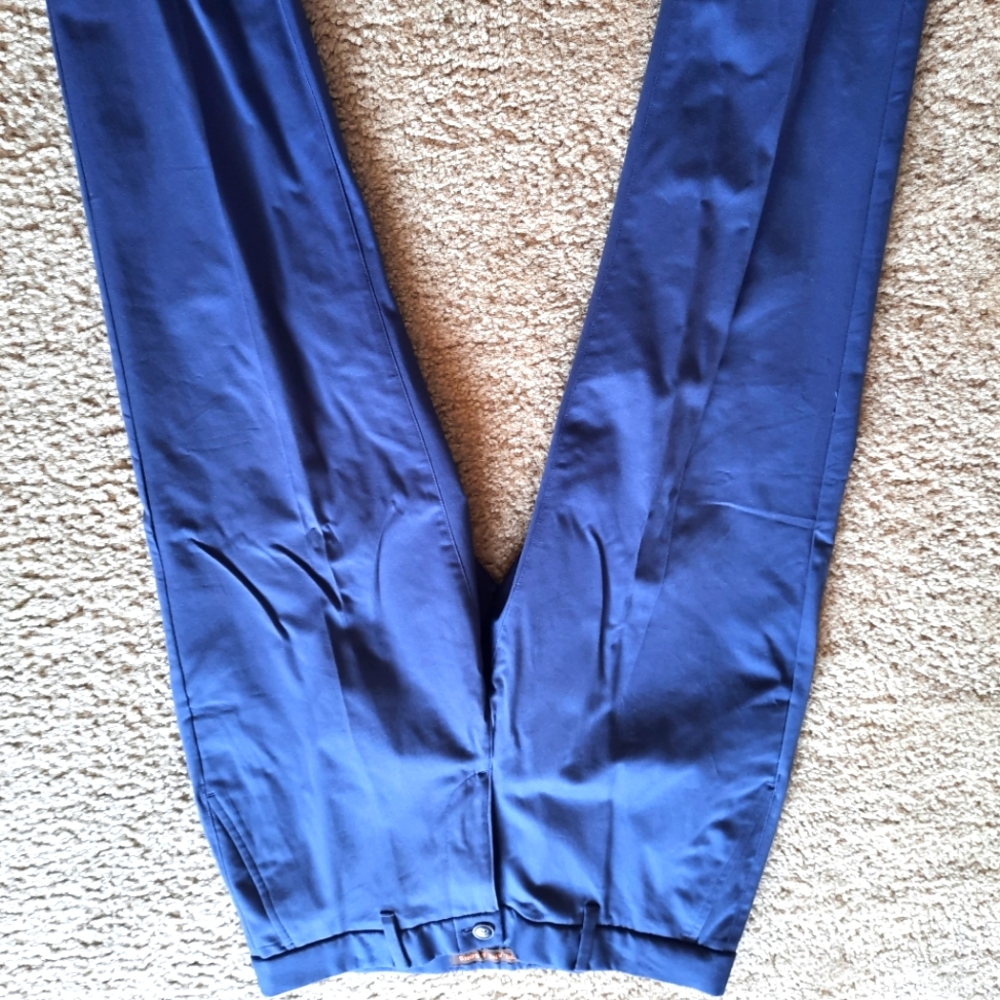Fairlane and Sons Navy Cropped Men's Pants 30x30